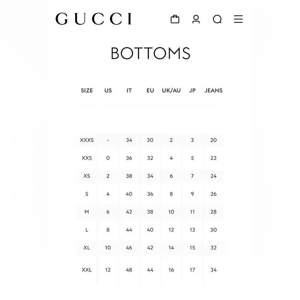 GUCCI dress pants, size 38 IT/2 US!